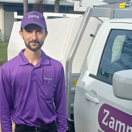 Rob next to his truck