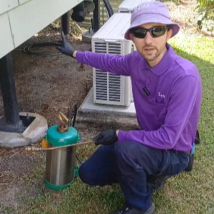Sub floor ant control - rob explaining ant access points