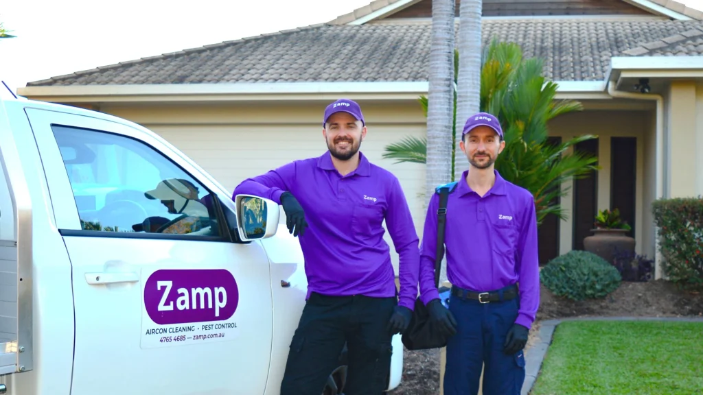 Rob and dale with zamp truck