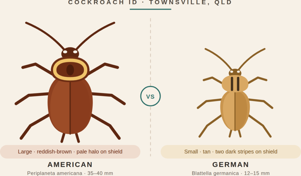 gen american cockroach vs german cockroach identificat